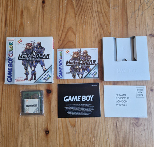 Metal gear solid game boy - metal,