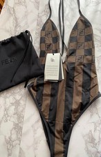 Costume da bagno FENDI marrone