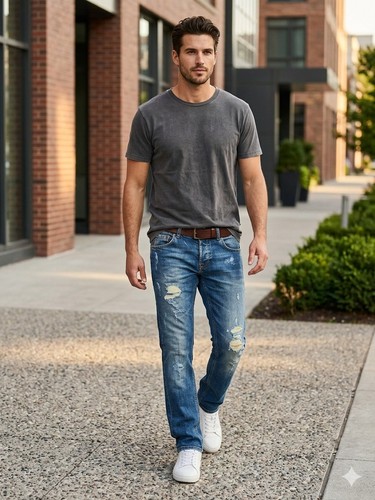 Jeans denim invecchiato - , ltb