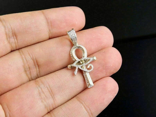 Ciondolo croce ankh - ankh, occhi
