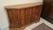 Credenza angolare in legno massello a 3 ante 