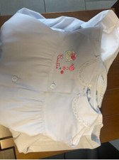 grembiuli scuola INFANZIA - STOCK 4 GREMBIULI BIANCHI TAGLIE 3 ANNI