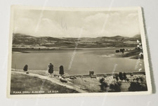 dd563 cartolina piana degli albanesi la diga provincia di palermo