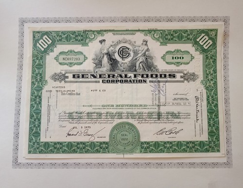 General foods corporation - , 100