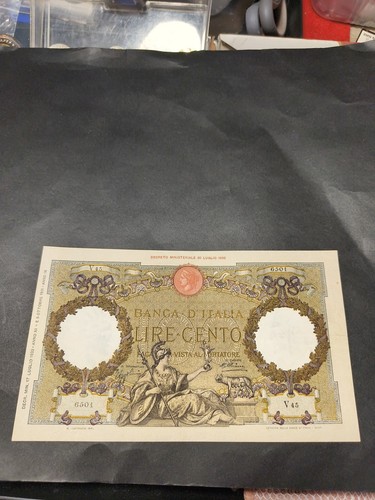 Banconota 100 lire guerriera - ,