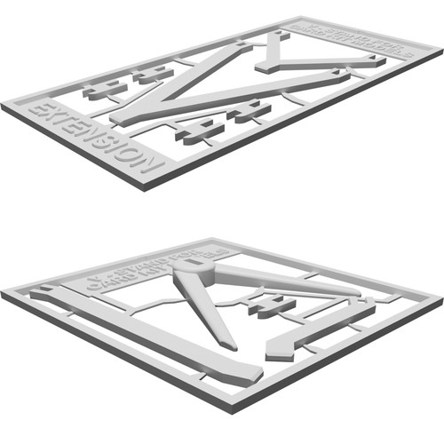 Supporto espositore forma - supporto,
