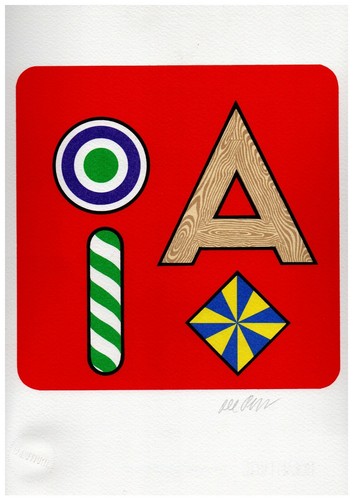 Lucio del pezzo lettera - del, a