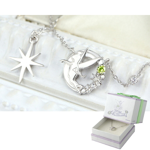 Collana tinker bell argento - bell,