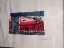 Salvador Aulestia litografie "La corrida"