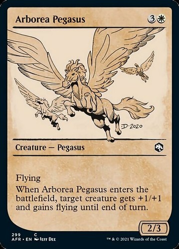 Mtg arborea pegasus foil - mtg,