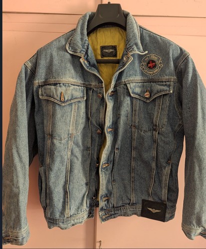 Giubbotto jeans imbottito