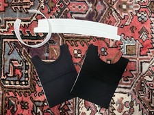 2 COLLETI PER TALARE TG. 41 + 2 PETTORINE IN LANA NERA