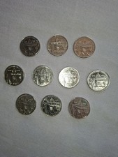 Lotto 10 monete da 100 Lire