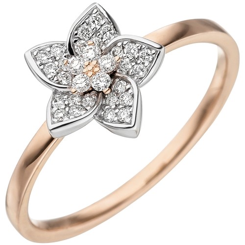 Anello oro con diamanti - anello, 30