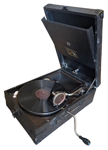 Antique hmv model 101 - 101, portable