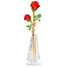 Red Rose Flower Crystal