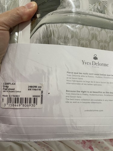 325 yves delorme france nuovo - france,