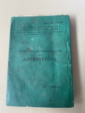 Libretto circolazione fiat 128 - circolazione,