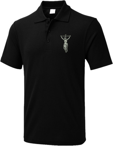 Polo ricamata gesù - ricamata,
