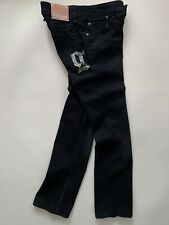 John Galliano Embellished Black Denim Jeans