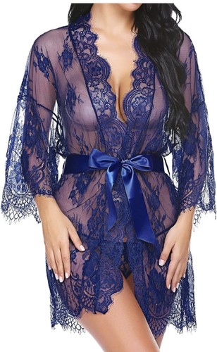 Avidlove abito kimono pizzo