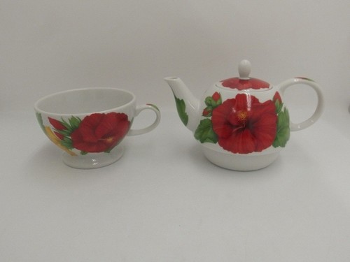 Taitu rosso hibiscus teapot - taitu,