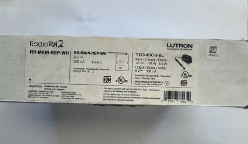Lutron main rep radio - lutron, rr-main-rep-wh