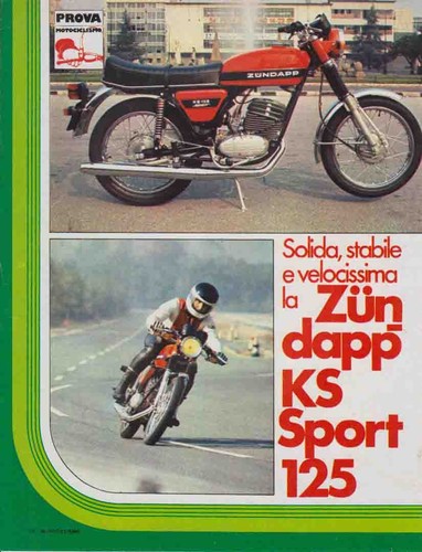 Advertising test moto - advertising, zundapp