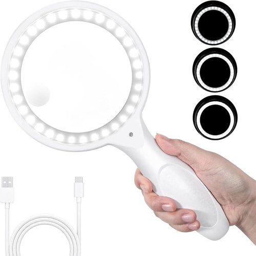 Lente ingrandimento con - lente,