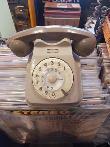 Telefono rotella grigio sip - telefono,