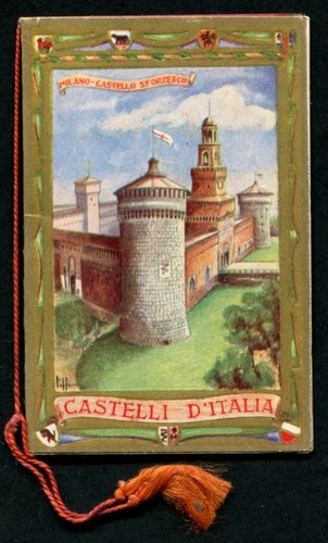 Calendarietto 1934 castelli - calendarietto,