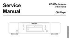 MARANTZ CD5004 CD Player Schematic Diagram Service Manual Techniques