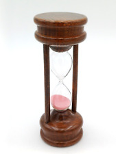 CLESSIDRA IN LEGNO - SABBIA ROSA - CENTIMETRI 15