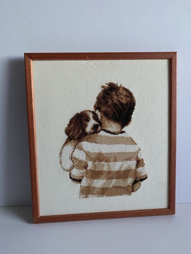Quadro punto croce - , rifinito