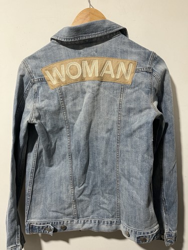 Giacca denim maternità manica