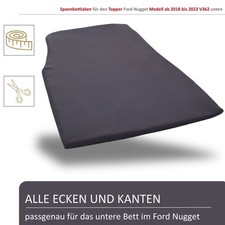 Lenzuolo con angoli per topper