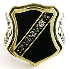 ANELLO UOMO SCUDO FLEUR DE LIS