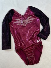 GK ELITE Body GINNASTICA Magenta BLING SWAROVSKI STRASS Competizione AS