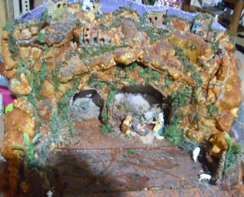 Capanna presepe roccia - -30%capanna,