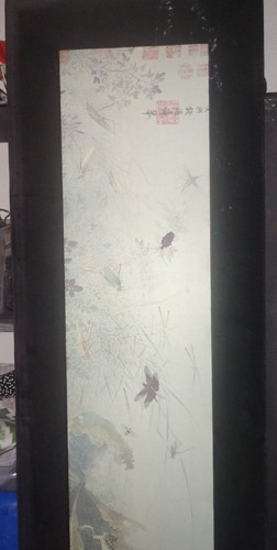 Quadro cinese rotolo seta