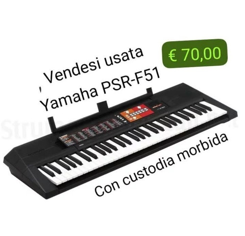 Yamaha psr f51 tastiera - yamaha, psr-f51