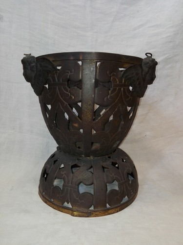 Porta vaso ottone - vaso, '800