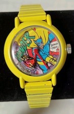 Orologio Vintage Wonder Woman Giallo Avalon 1986 Carica Orologio Meccanico