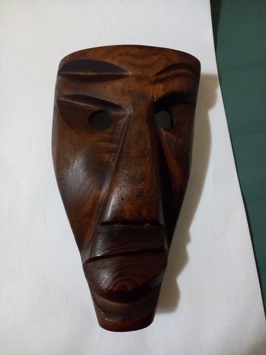 Maschera sarda legno - in,