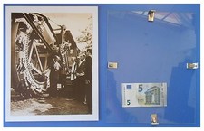 Scavatrice rotante a Mosca, Russia URSS Comunismo quadro cornice vetro cm 30x24