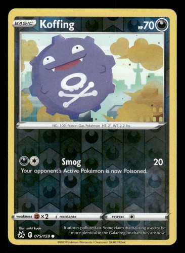 Koffing 075 159 corona comune - koffing,