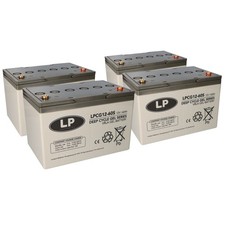 Batteria al piombo 4x 12V 60Ah