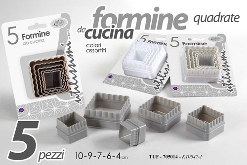 Set formine stampi - stampi, taglia