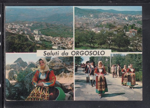 Cartolina saluti orgosolo - saluti,