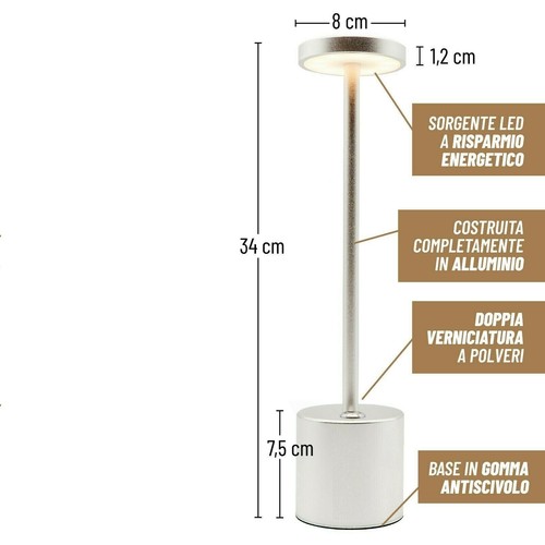 Lampada tavolo led senza - lampada, da